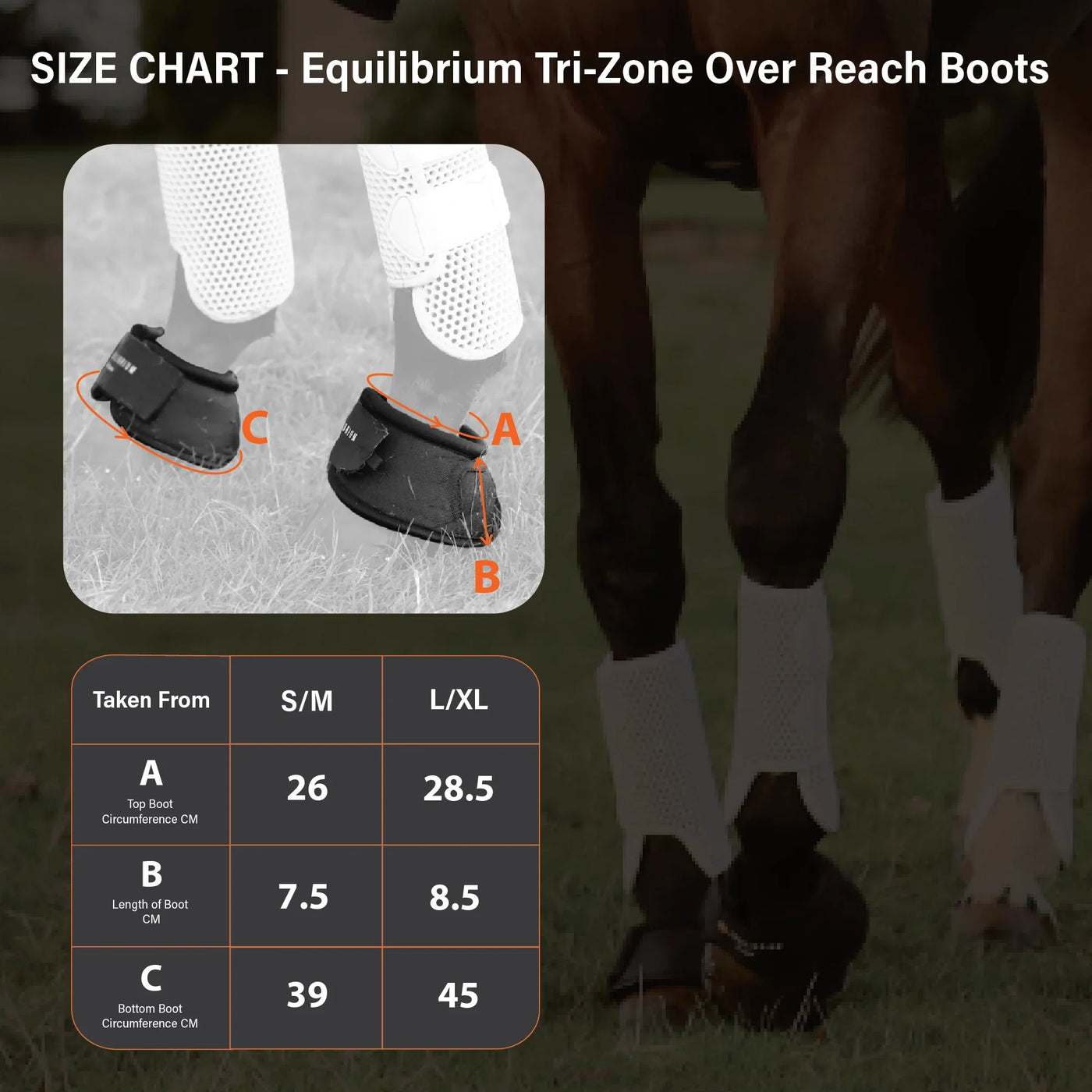 Tri-Zone Over Reach Boots Equilibrium