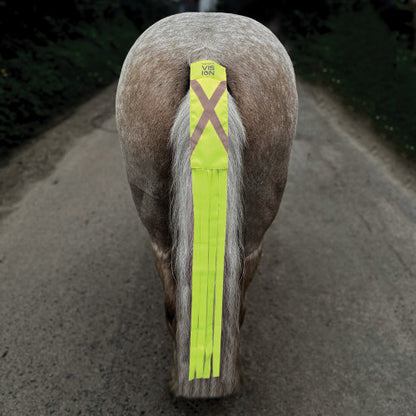 Equetech Hi-Vis Vision Horse Tail Streamers, reflekterande band för hästsvans