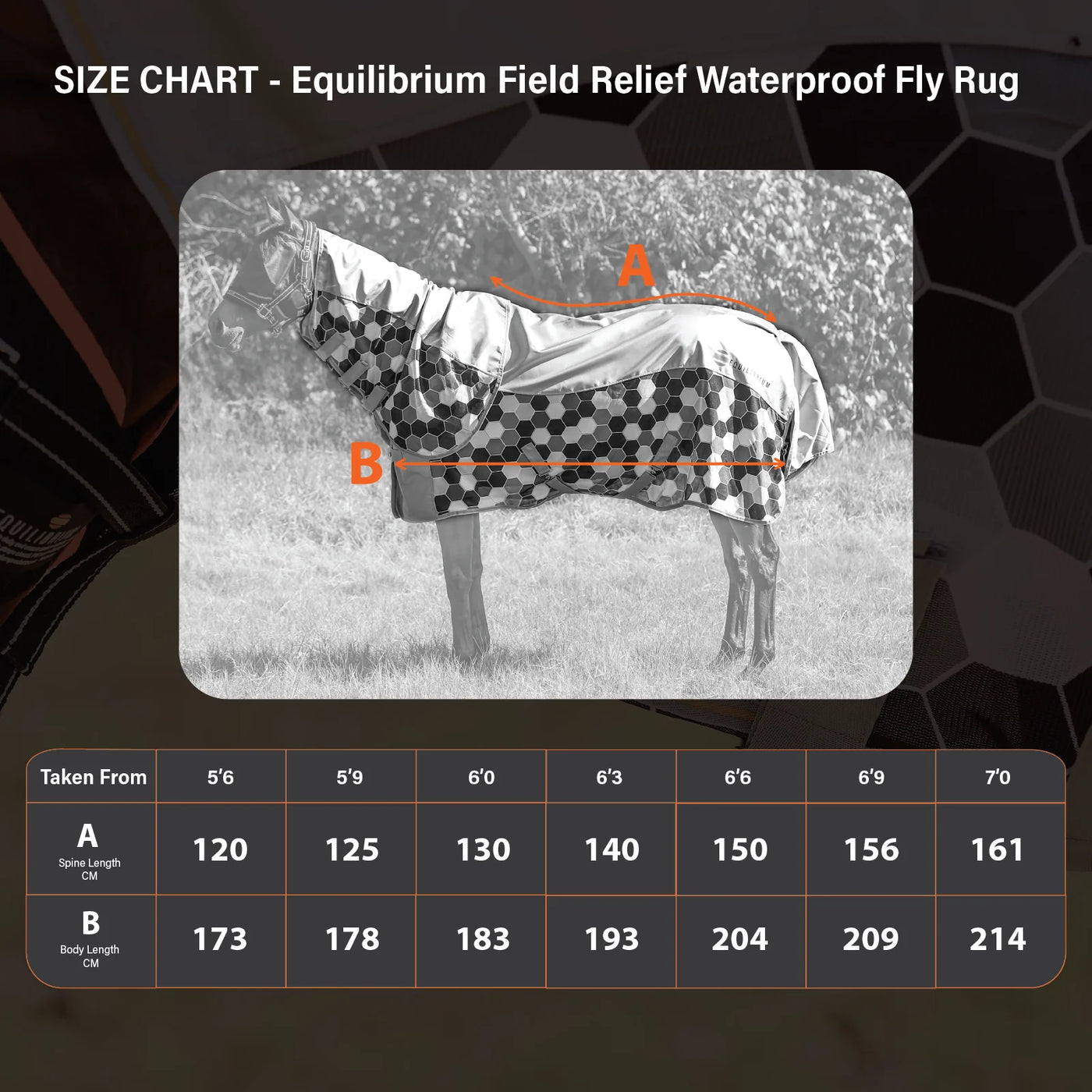 Field Relif Waterproof Fly Rug Equilibrium