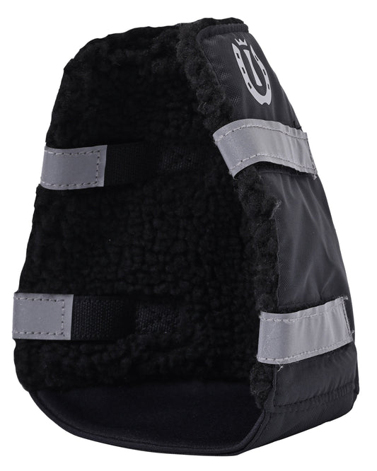 Stirrup toe warmer Luminous, reflekterande tåvärmare med LED-ljus