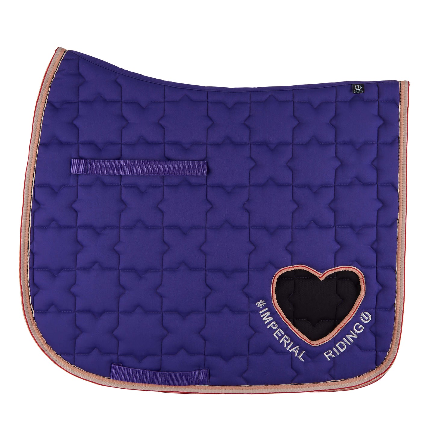 Saddlepad Symbol DR, quiltat dressyrschabrak, flera färger