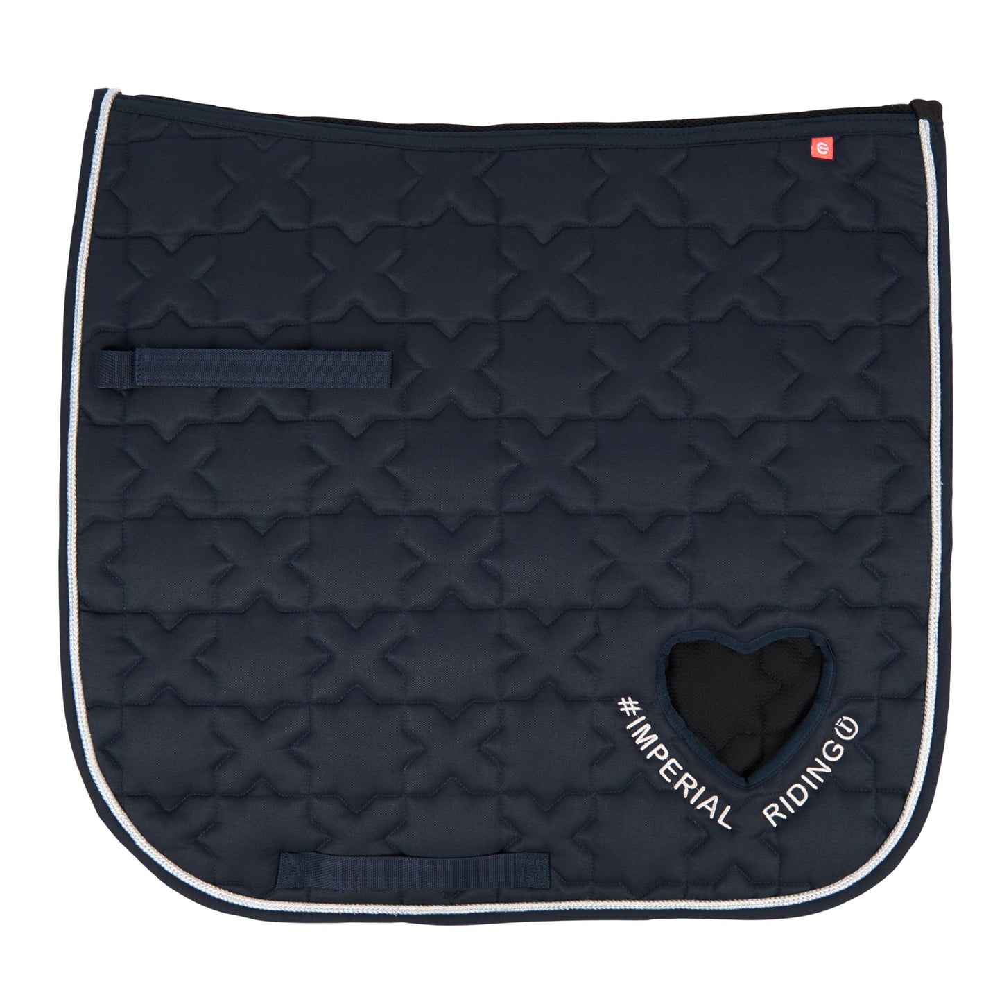 Saddlepad Symbol DR, quiltat dressyrschabrak, flera färger