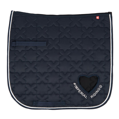 Saddlepad Symbol DR, quiltat dressyrschabrak, flera färger
