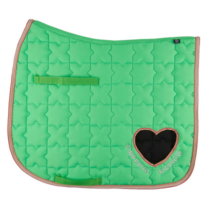 Saddlepad Symbol DR, quiltat dressyrschabrak, flera färger