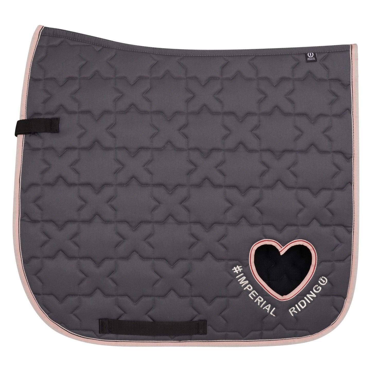 Saddlepad Symbol DR, quiltat dressyrschabrak, flera färger