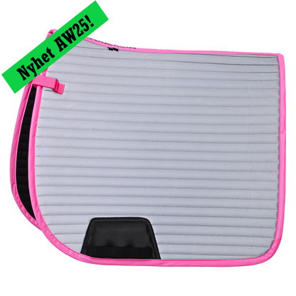 Saddlepad Reflective DR, reflekterande schabrak dressyr