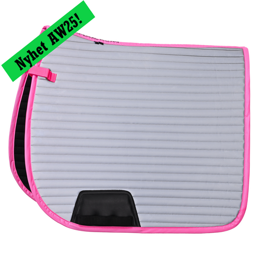 Saddlepad Reflective DR, reflekterande schabrak dressyr