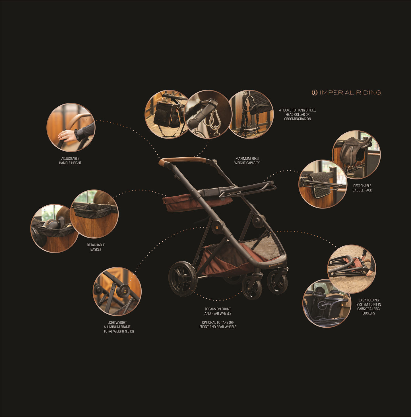 Saddle Caddy Carry Light, praktisk sadelsulky