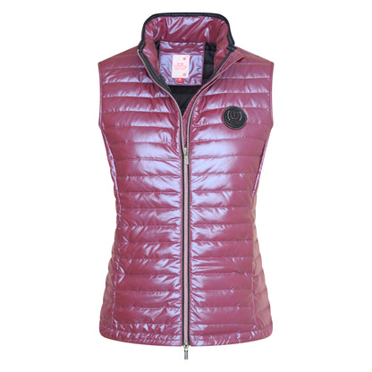 Imperial Riding Bodywarmer Violet Pearl, tunn blank ridväst