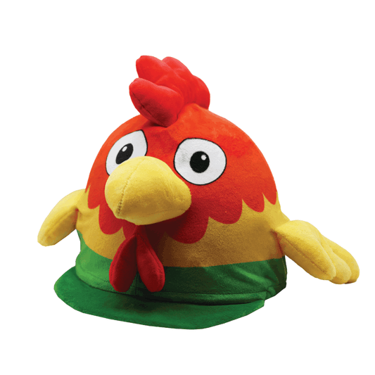 Rocky Rooster Hat Silk, hjälmöverdrag tupp