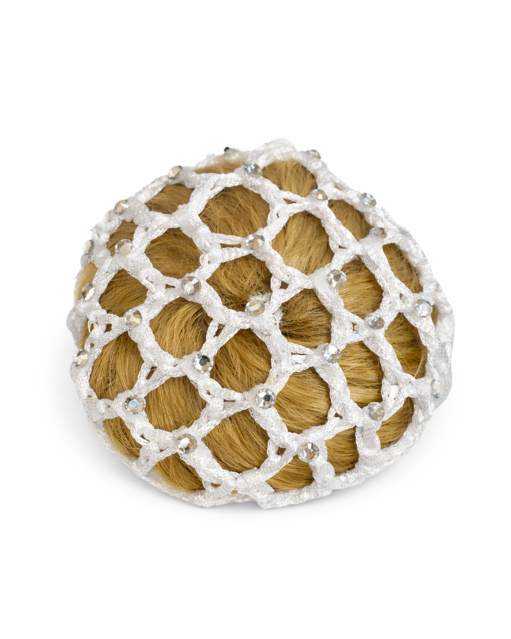 Crystal Bun Net, hårband med kristaller