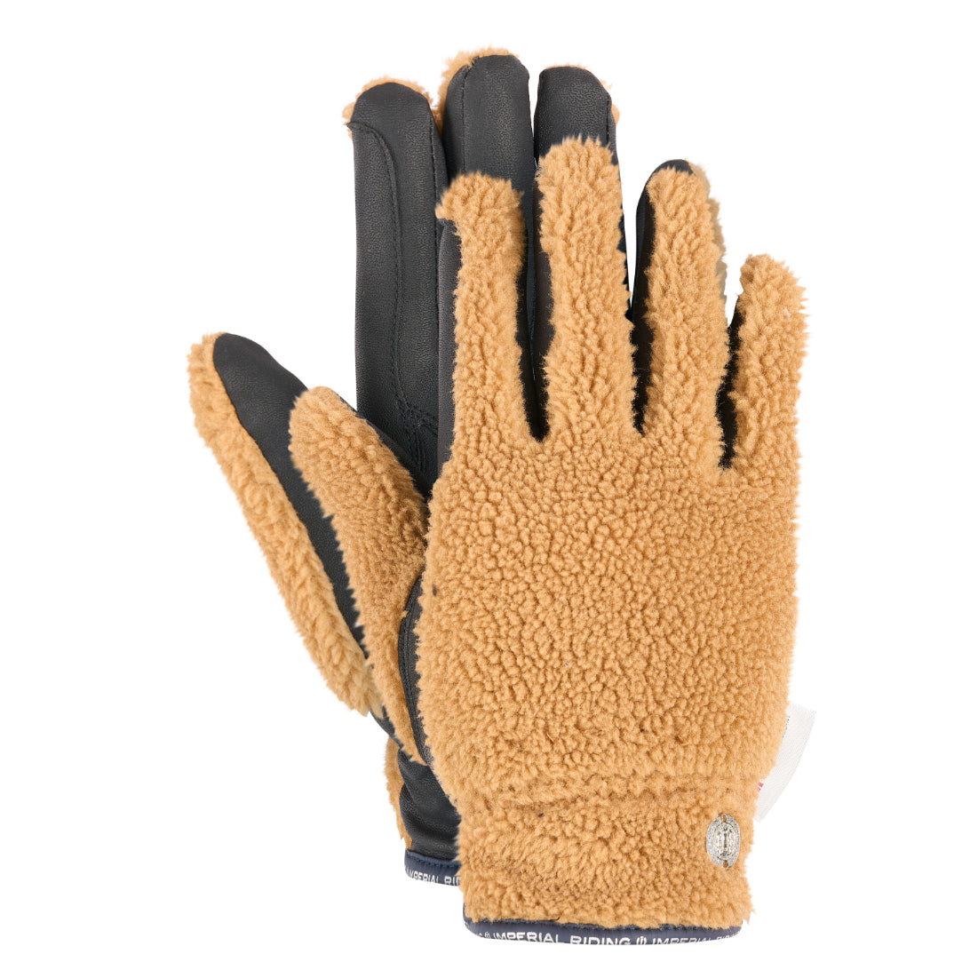 Imperial Riding Gloves Furry Star, varma fluffiga ridhandskar