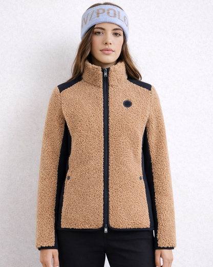 Jacket Florence, tunn teddy jacka för vår sommar höst
