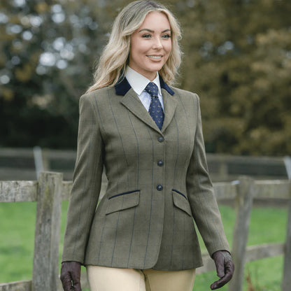 Bellingham Deluxe Stretch Tweed Riding Jacket, klassiskt brittisk ridkavaj i tweed