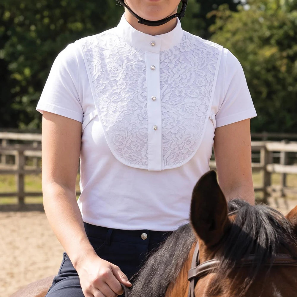 Competition Lace Bib, tävlingskrage med spets