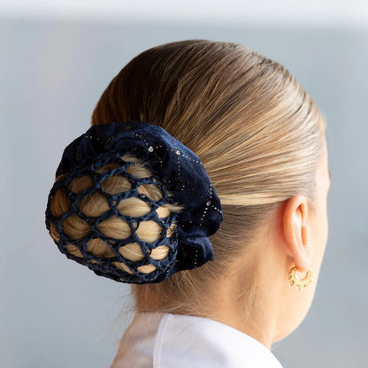 Crochet Bun Net, hårband
