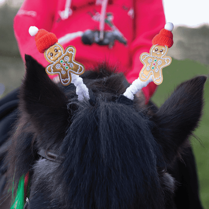 Gingerbread Man Bridle Boppers, pepparkake bobbers för träns