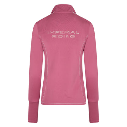 Imperial Riding Half zip tech top Sporty Star, långärmad funktionströja med glitter