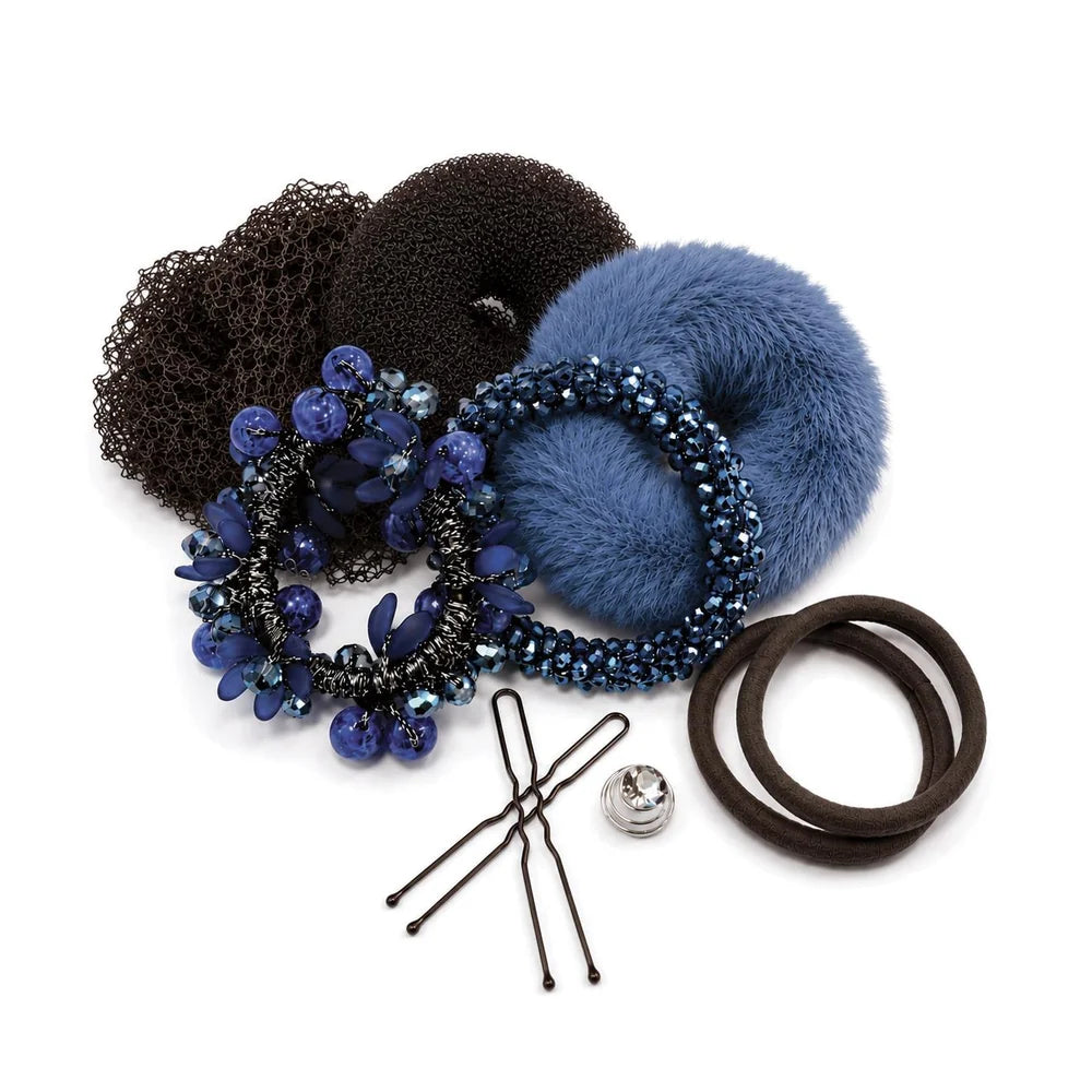 Competition Bun Kit - Brunette, kit för en elegant frisyr
