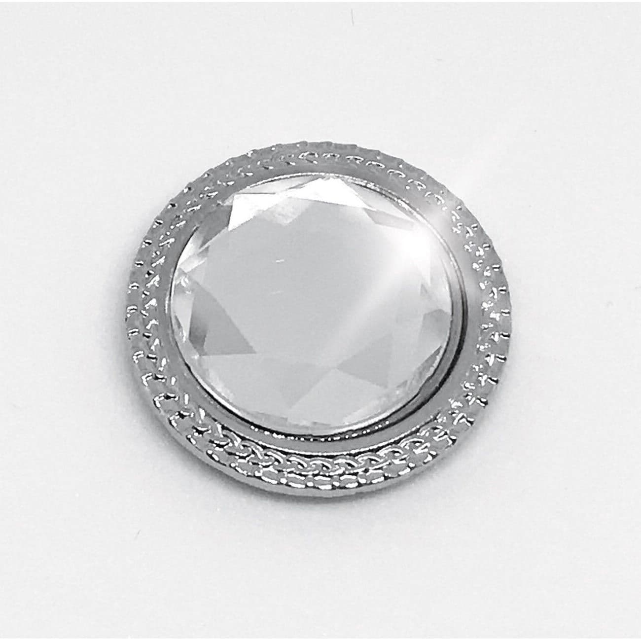 Rock Crystal Magnetic Stock Pin, magnetisk plastrongnål