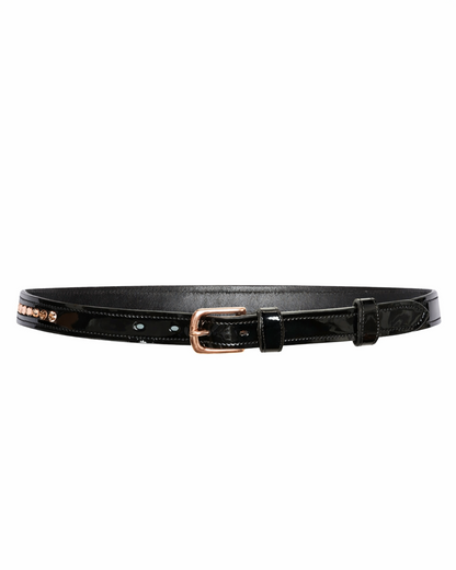 Belt Olania Sparkle, smalt läderbälte