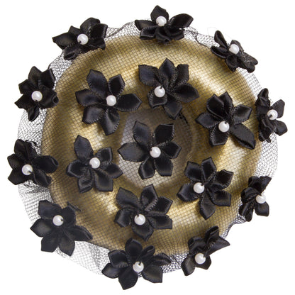 Imperial Riding Knot net Flower, hårnät med dekorativa blommor