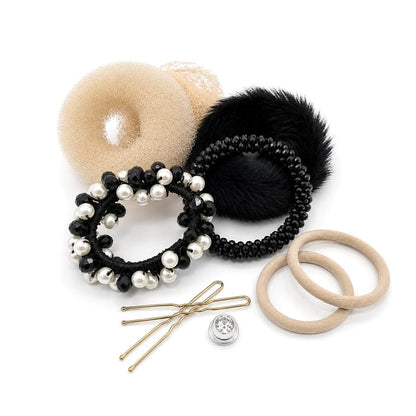 Competition Bun Kit - Blonde, kit för en elegant frisyr