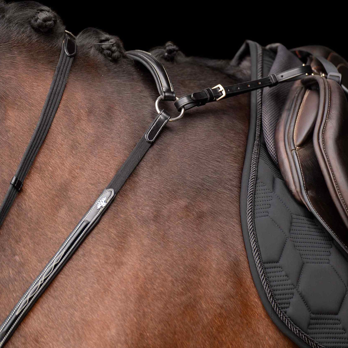 HV Polo Martingale Legacy, martingale i läder