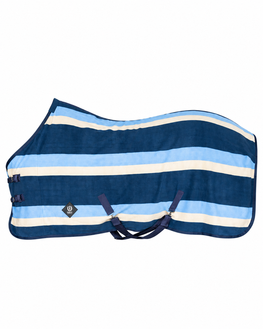 Fleece Blanket Stripe, fuktabsorberande med sportig design