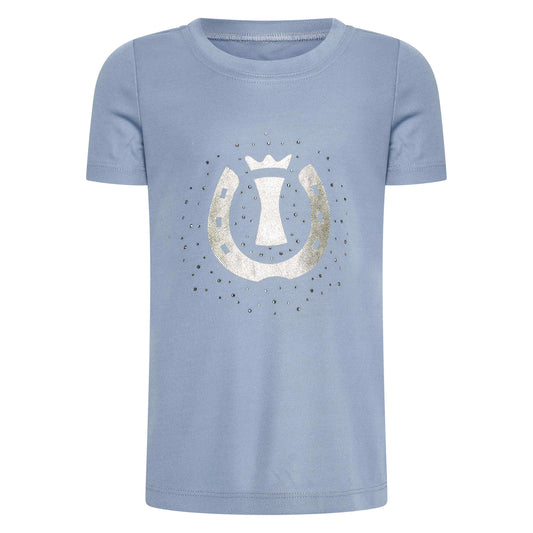 Kids Tech Top Hally, t-shirt med glitter