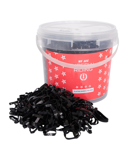 Plaiting-Bands Profi-Box 400 gr, gummiband knoppning