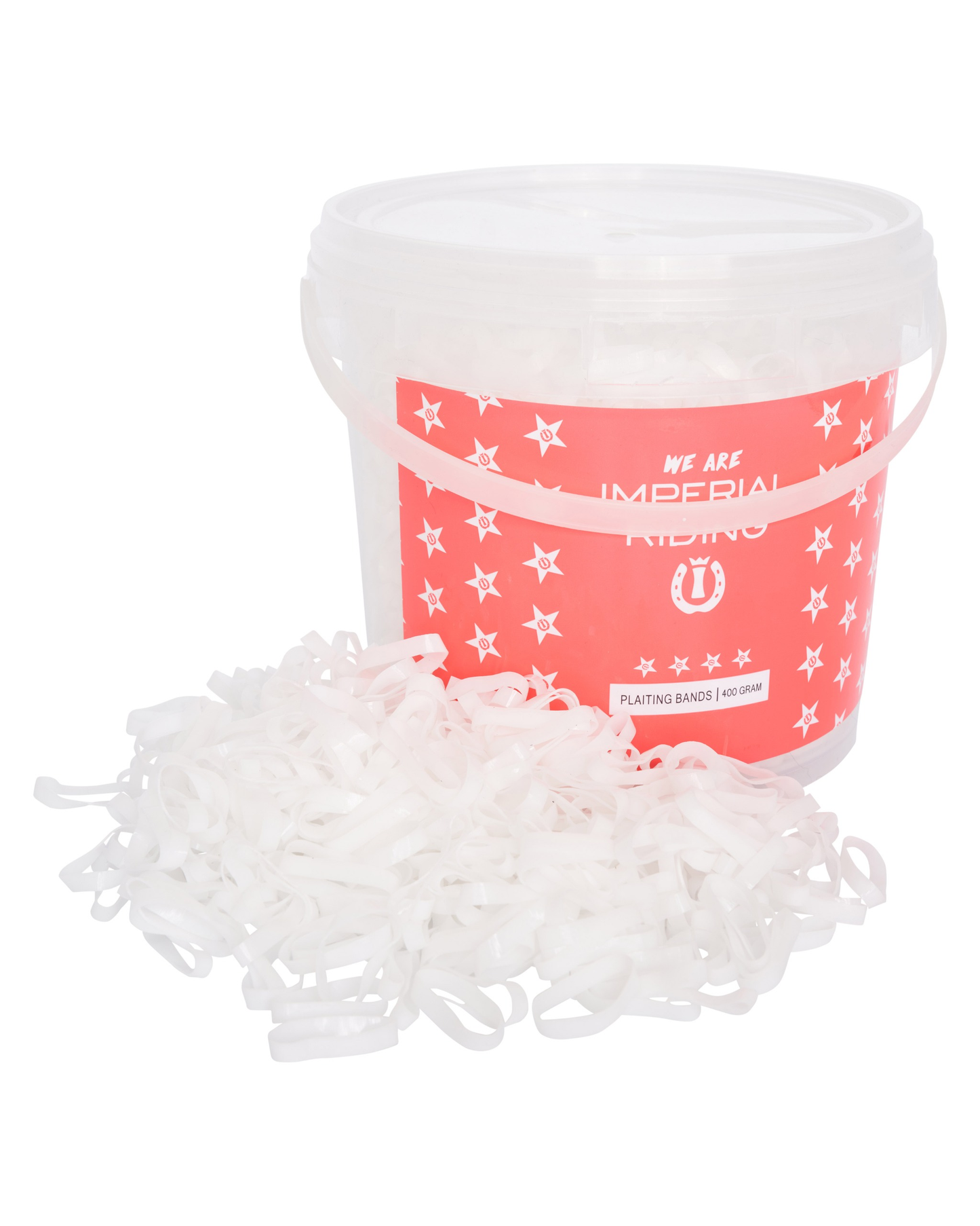 Plaiting-Bands Profi-Box 400 gr, gummiband knoppning