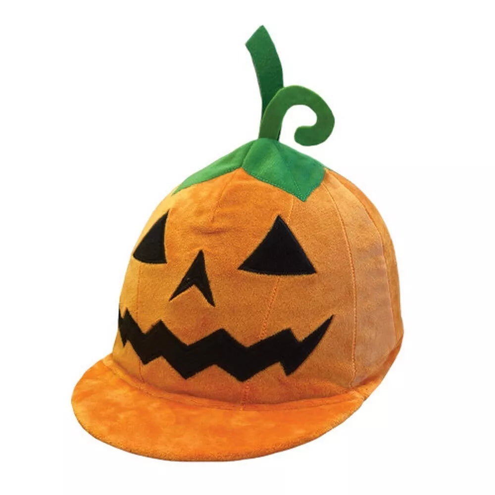 Equetech Jack o Pumpkin Hat Silk, hjälmöverdrag pumpa