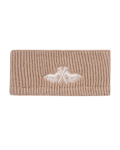 Headband Nada, stilrent stickat pannband