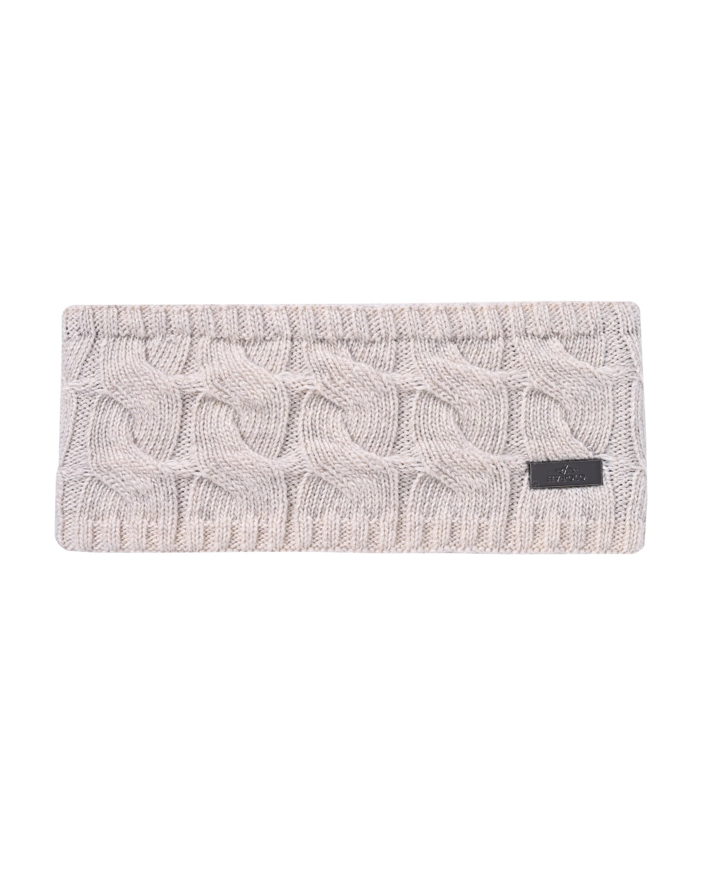 Headband Claire, stilrent stickat pannband