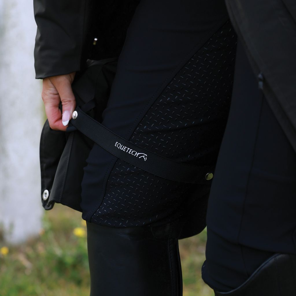 Utopia Long Waterproof Stretch Riding Coat, vattentät ridkappa med hållbar tillverkning