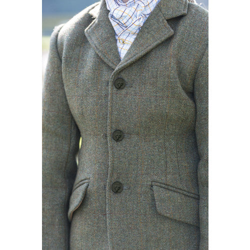 Equetech Junior Classic Claydon Tweed Riding Jacket, ridkavaj i tweed