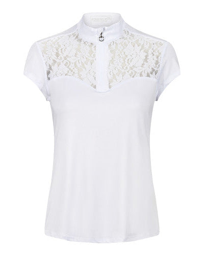 Mia Lace Competition Shirt, tävlingstopp med dekoration